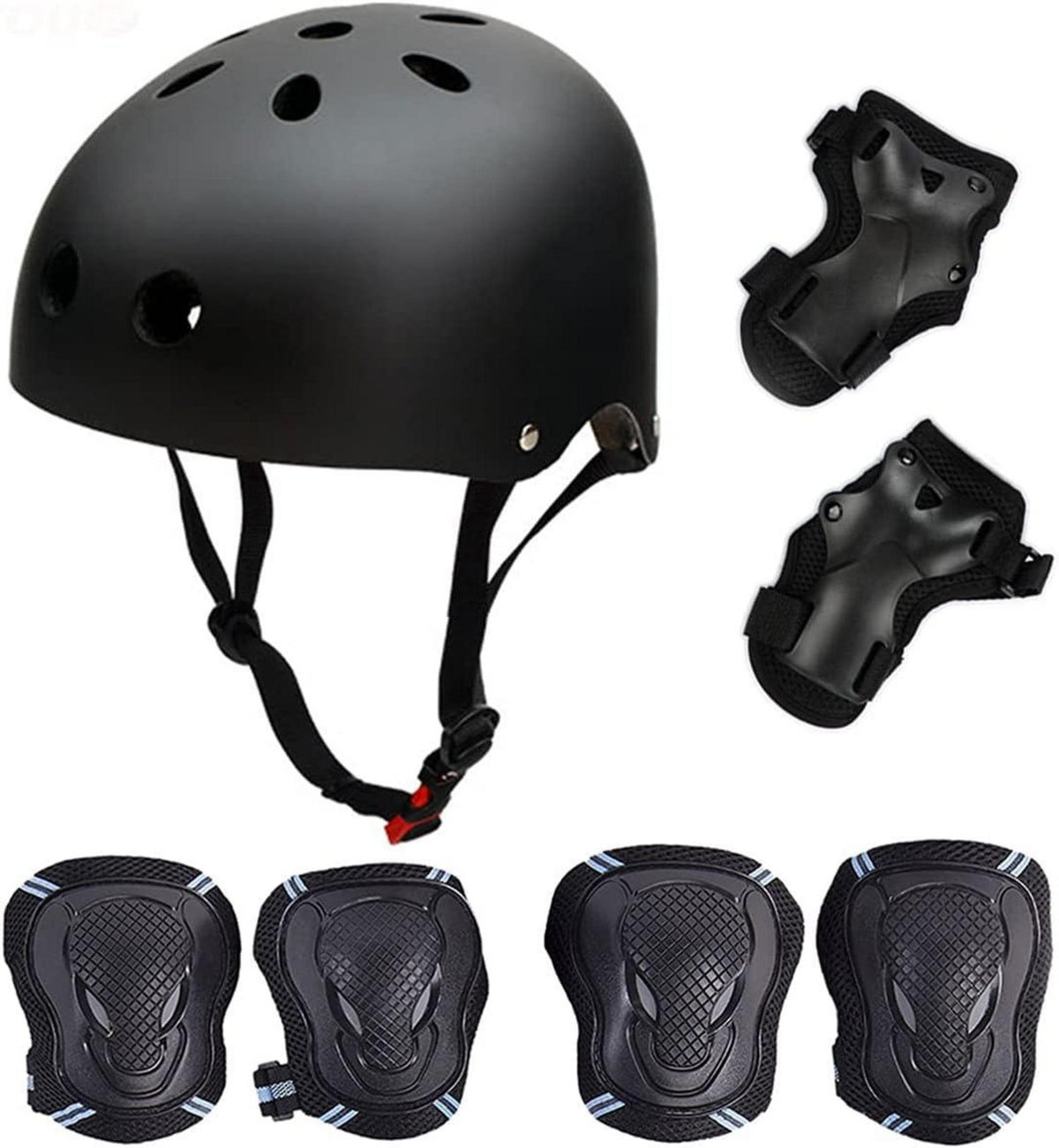 Skate Protektoren Set mit Helmet Knie Pads Elbow Pads