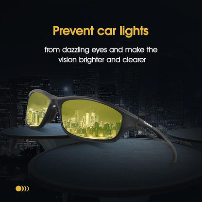 Polarisierte Sport Sonnenbrille UV400 Schutz für Angeln Laufen Fahrrad