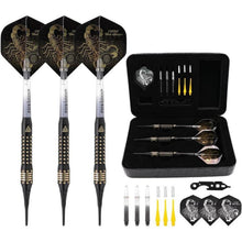 CUESOUL Black Scorpion Soft Dartpfeile Set 16g Deluxe Case