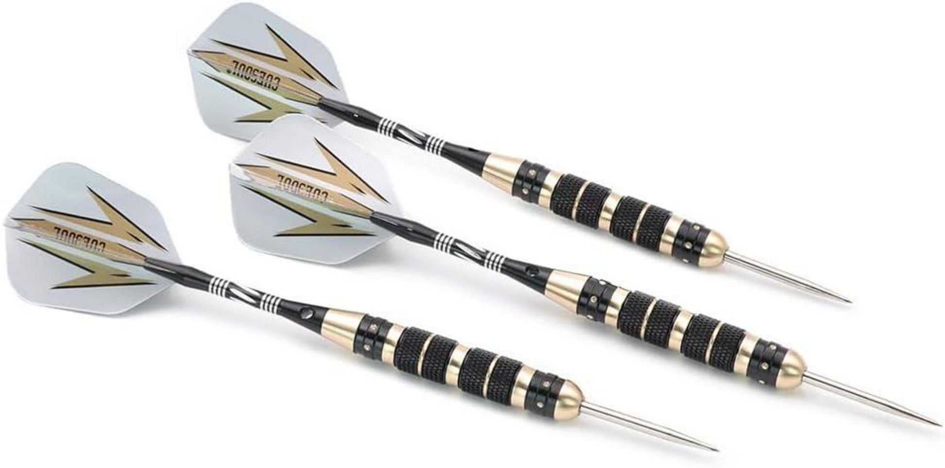 Steel Dartpfeile Schwarz Beschichtet Messing Fässer 20/23/26g