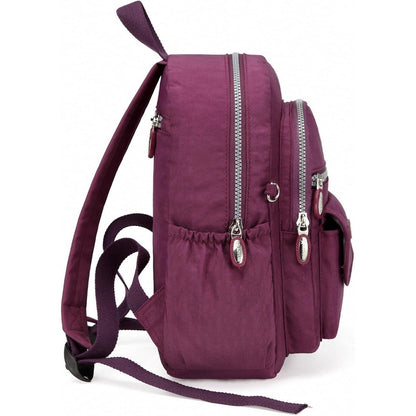 Mini Rucksack Damen & Mädchen, 7L, Violett, Leicht & Geräumig