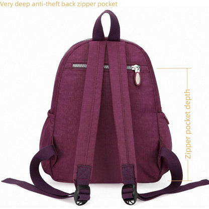 Mini Rucksack Damen & Mädchen, 7L, Violett, Leicht & Geräumig