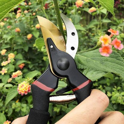 Gonicc Gartenschere Titan beschichtet Premium Baumschere