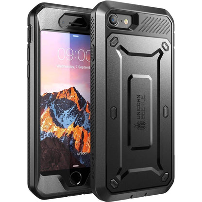 iPhone SE 2022/2020, 7, 8 Hülle mit Gürtelclip & Displayschutz