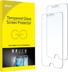 Schutzfolie aus gehärtetem Glas für iPhone 8 Plus und 7 Plus, 2 Stück