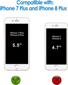 Schutzfolie für iPhone 8 Plus und 7 Plus, Gehärtetes