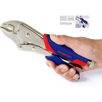 WORKPRO Gripzangen-Set 3-tlg. 165mm 180mm