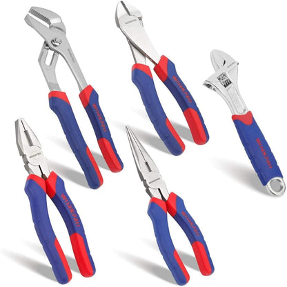 WORKPRO Zangen Set 5-teilig Chrom-Vanadium-Stahl