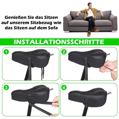 Zacro Gel Fahrradsattelbezug wasserdichter Sattelschutz