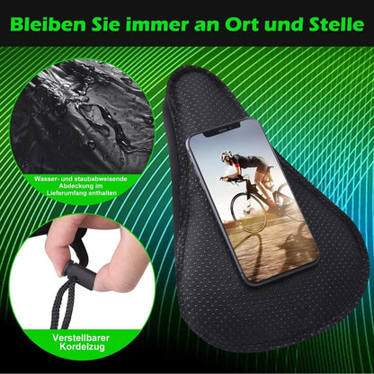 Zacro Gel Fahrradsattelbezug wasserdichter Sattelschutz