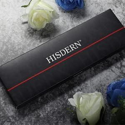 Herren Krawatten-Set mit Einstecktuch, Braun