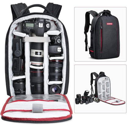 Fotorucksack wasserdicht mit Laptopfach für Canon Nikon Sony