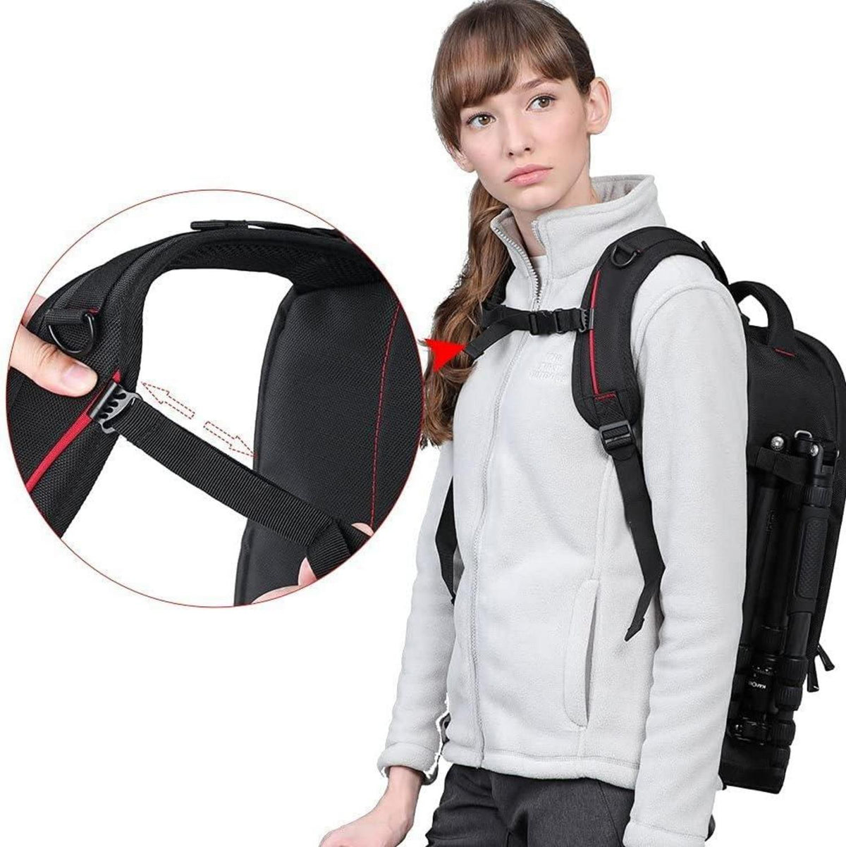 Fotorucksack Kamerarucksack wasserdicht für Canon Nikon Sony SLR/DSLR Kamera