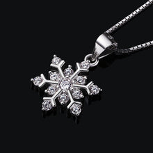 B.Catcher Halskette Schneeflocken Damen 925 Silber Anhänger