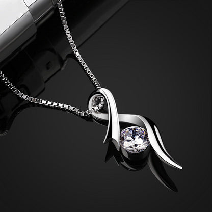 B.Catcher Damen Kette 925 Silber Anhänger Notenschlüssel