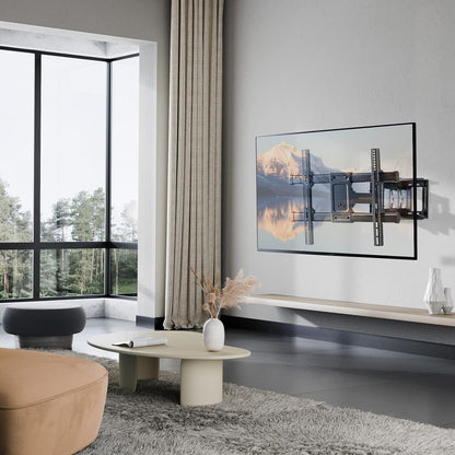 TV Wandhalterung Schwenkbar Neigbar für 37-84 Zoll Fernseher bis 60kg