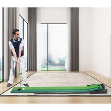 Golf Putting Matte mit automatischer Ballrückgabe