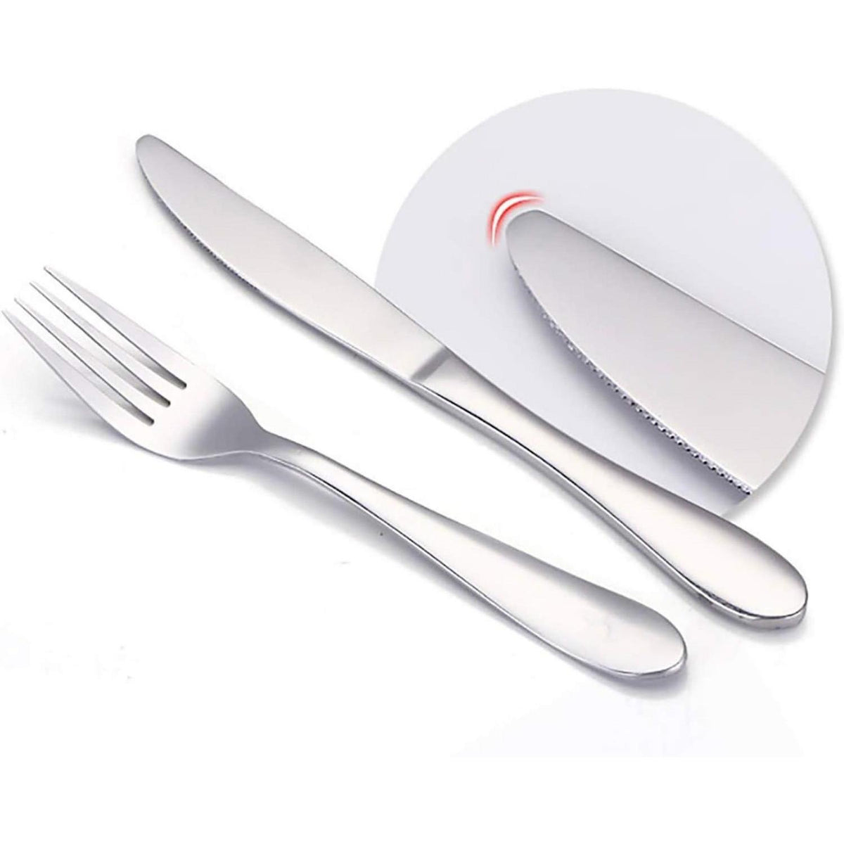 4-teiliges Kinderbesteck Set Edelstahl – Silber Geschirr