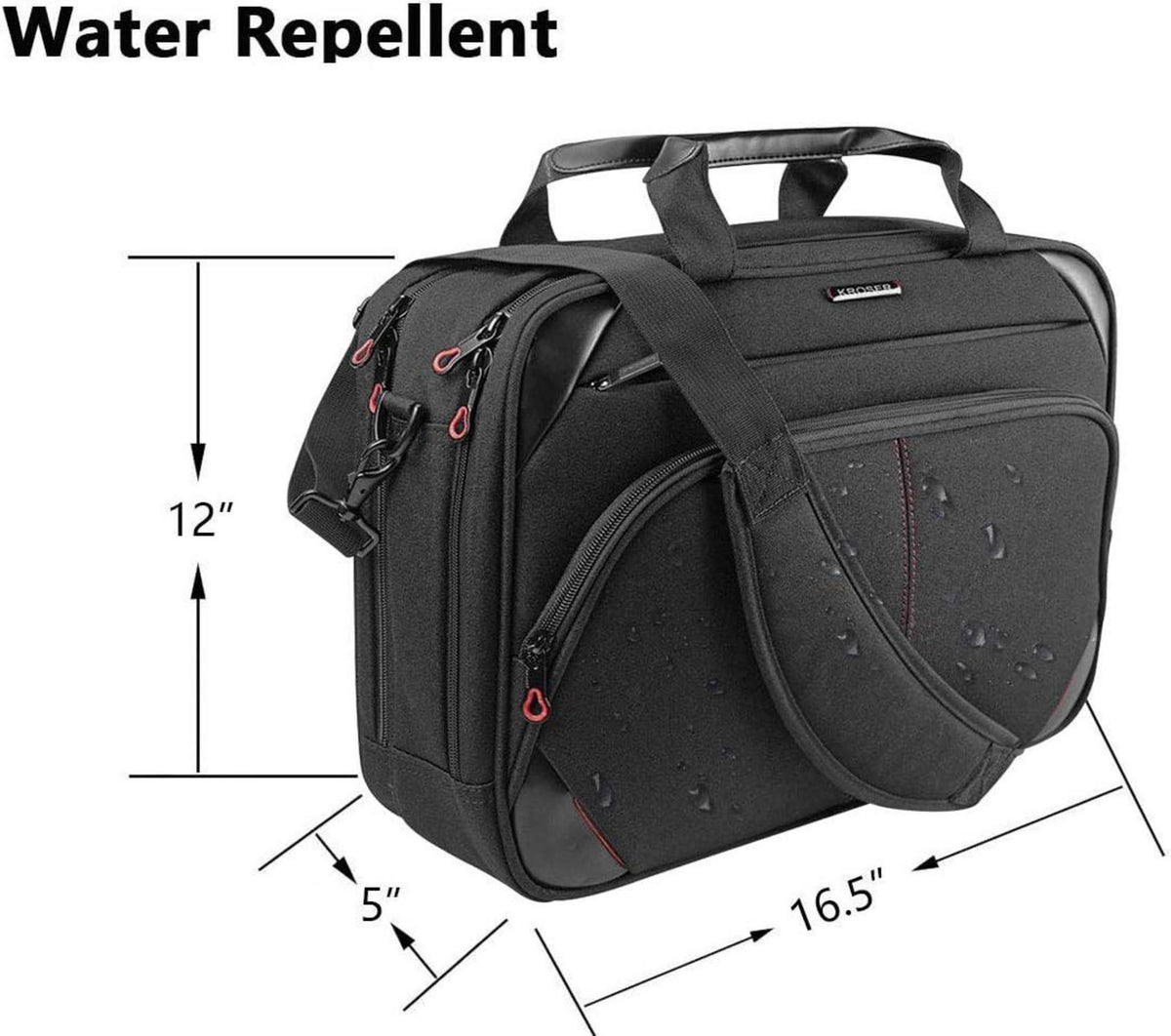 Laptop Umhängetasche 15,6 Zoll Business Wasserabweisend RFID Taschen