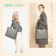 Miss Lulu Damen Handtasche Schultertaschen Tragetasche Tote