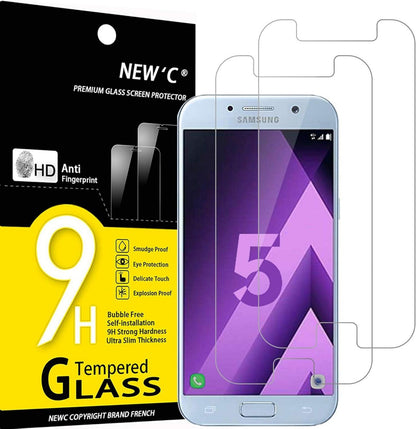 Panzer Schutzglas 2er Pack für Samsung Galaxy A5 2017 9H Härte