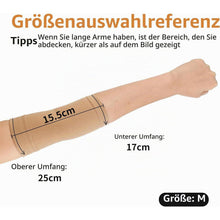Tätowierung Abdeckärmel Hautfarbe, UV-Schutz, Größe L