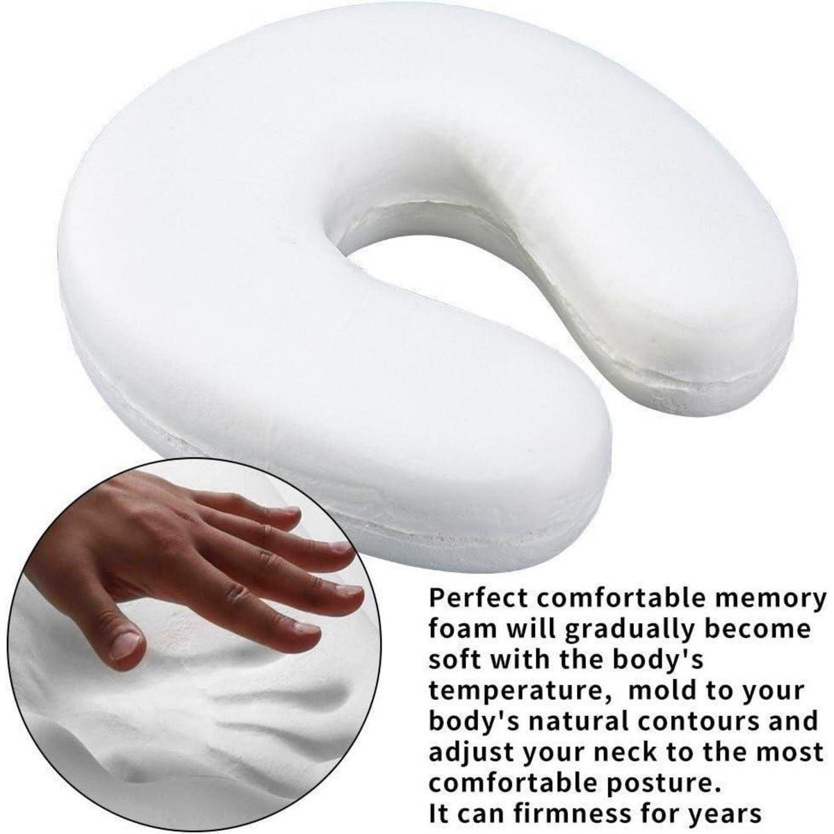 Reisekissen Memory Foam Nackenkissen Rosa