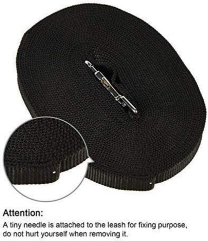 Schleppleine für Hunde 15m Nylon Hundeleine trainingsleine mit