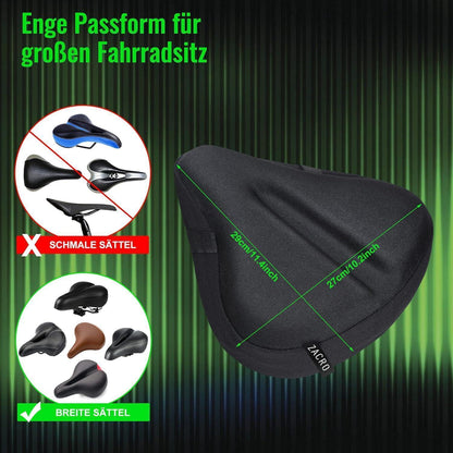Zacro Gelüberzug für Fahrradsitz wasserdicht 29 x 27cm