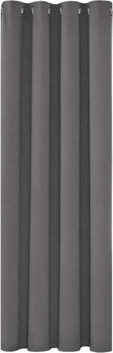Blickdichter Thermovorhang 214x132 cm Hellgrau 1 Stück
