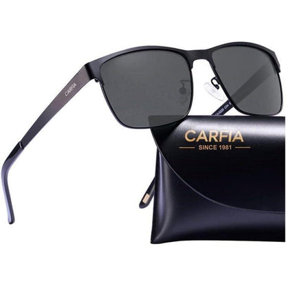 Polarisierte Herren Sonnenbrille Metallrahmen UV 400