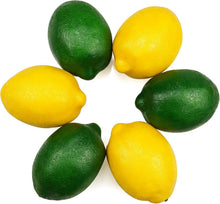 Künstliche Zitrone Lebensechte Simulation Obst Deko 6er Set