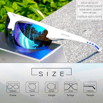 Polarisierte Herren Sonnenbrille UV400 Schutz TR90 Rahmen
