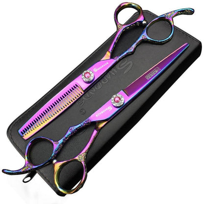 Linkshänder Friseurschere Set 6 Zoll – Professionelle Haarschneidescheren