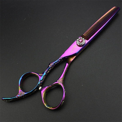 Linkshänder Friseurschere Set 6 Zoll – Professionelle Haarschneidescheren