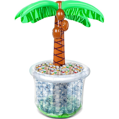 Aufblasbarer Palmen Getränkekühler 152cm für Poolparties