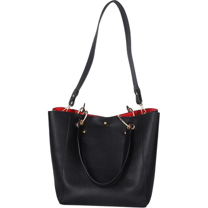 Große Damen Henkeltasche Dunkelgrün Leder Schultertasche