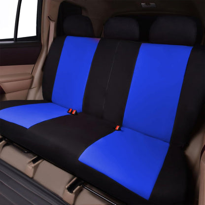 Sitzbezüge Auto Universal Set Blau Schwarz 5-teilig