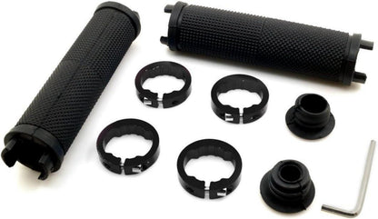 LYCAON Bike Lenker Griffe Gummi rutschfest Aluminium Lock Fahrrad Griff
