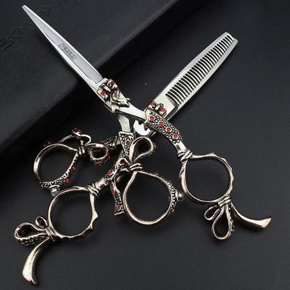 5.5 Zoll Friseurschere Set Edelstahl – Ergonomisch & Verstellbar
