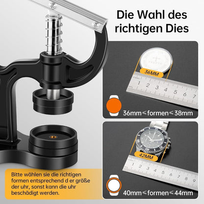 uhrmacherwerkzeug Uhr Presse Einpresswerkzeug Uhrenschließer