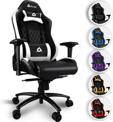 Ergonomischer Gaming Stuhl mit Lenden- und Nackenstütze