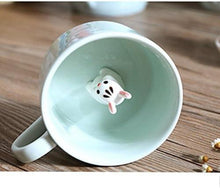 Keramik-Becher 3D Tier-Morgen-Schale 230ml Geschenk