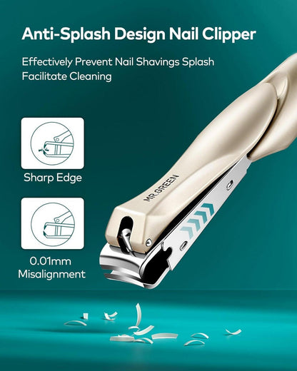 Professioneller Nagelknipser für dicke Nägel aus Edelstahl mit Catcher