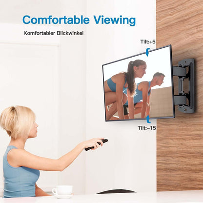 TV Wandhalterung schwenkbar neigbar für 13-42 Zoll Flach