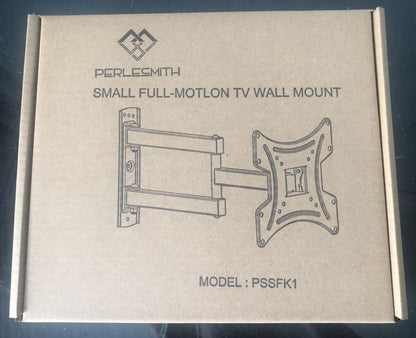 PERLESMITH TV Wandhalterung schwarz 13-42 Zoll bis 20kg VESA 200x200mm