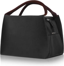 Isolierte Lunchtasche für Arbeit und Schule - Wasserdicht Schwarz