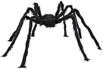 JOYIN 152cm Halloween Haarige Spinne Dekoration Schwarz