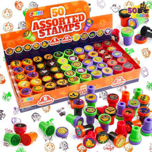 Halloween Stempel Set Kinder Selbstfärbend 50 Stück mit 25