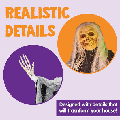 Hängende Skelett Geister Halloween Deko 3er Set